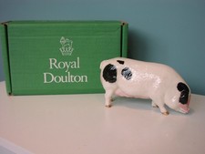 Royal Doulton Pottery "Gloucester Old Spot Pig" Figure