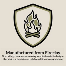 Fireclay Kitchen Single Bowl