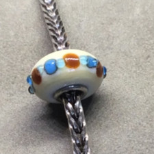 Trollbead Bead OOAK oldie vintage Silver & Murano Glass C