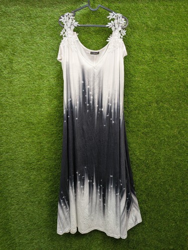 Women black white ombre - black,