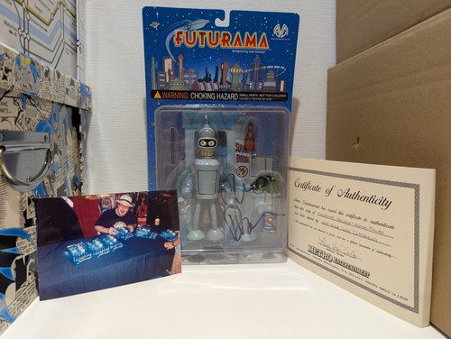 Signed futurama bender moore - signed,