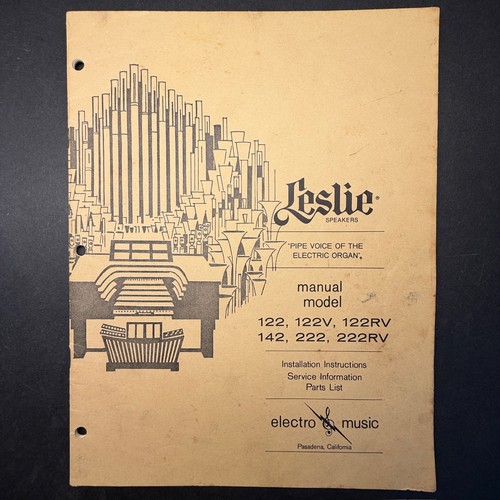 Vintage leslie 122 122v - 122,,