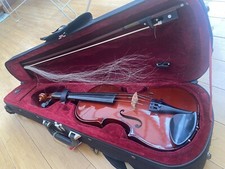 3/4 Size Students Acoustic Violin w/ Case Bow Rosin Bridge