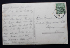 Grays essex 1916 postmark on - grays,,