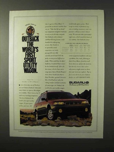1995 subaru outback - outback, ad