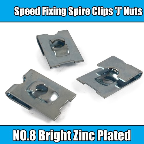 25x spire clips nuts - spire, 'j'