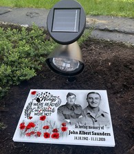 Graveside memorial, Grave