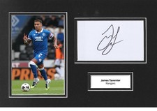 James Tavernier Signed 12x8