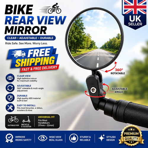 Bike rear view mirror - view,