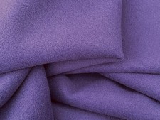 PURPLE MELTON WOOL & CASHMERE LUXURY SOFT PILE MADE IN ITALY MADE FOR DIOR D208