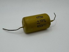 NOS Mullard Mustard Capacitor