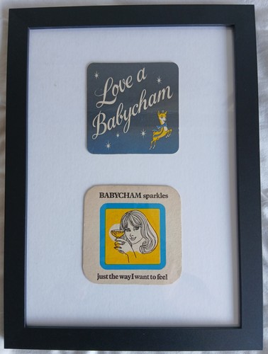 Babycham vintage mats - set, in