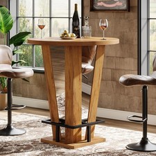 Round Bar Table, 39.4" High