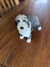 Bearded Collie Dog Figurine