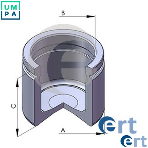 Piston brake caliper 150571 - piston,