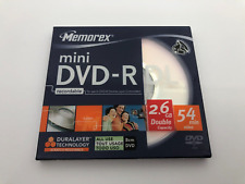 Memorex Mini DVD-R DL MINUS R 8cm f Double Layer Camcorder Video Camera 2.6GB 54m
