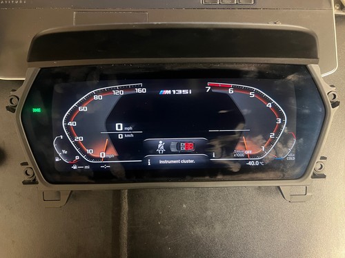 Bmw cluster speedo - speedo, virginizing