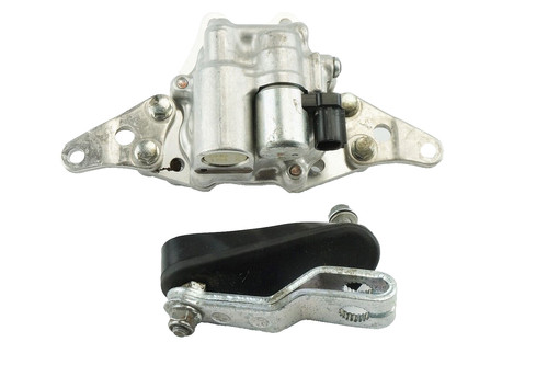 Rotary steering damper with - steering,