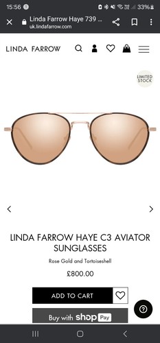 Linda farrow unisex - linda, sunglasses