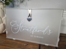 Personalised Wedding card box