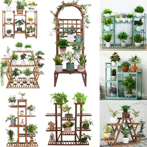 Tier wooden plant pot - 5/6,
