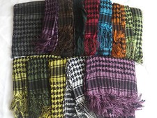 Checkered Palestine/Palestinian Style Scarf Men/Women  Shemagh Kafiya 