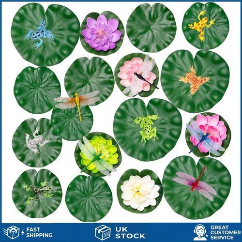 Lifelike floating foam lotus - lifelike,