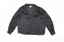 Topshop Women's Black Polka