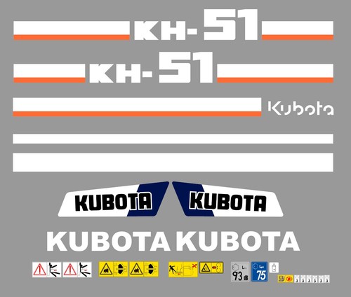 Kubota kh51 mini digger - kubota,