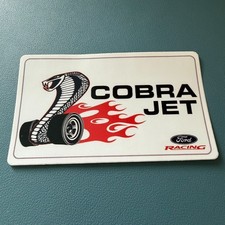 Ford Racing Cobra Jet Sticker - 12cm x 7cm - Vintage Classic Motorsport Decal