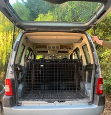 Barjo Dog Car Cage Crate Used In A Citroen Berlingo Multispace 02-08