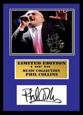 PHIL COLLINS    SIGNED  FRAMED