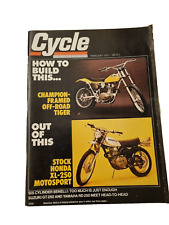Cycle Magazine February 1973 Six Cylinder Benelli, Suzuki GT 250 & Yamaha RD 250