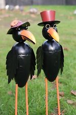 Standing Crow Garden Decoration Ornament Mum Crow or Dad Crow Statue
