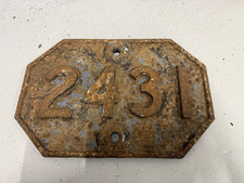 OLD GER RAILWAY BRIDGE PLATE -