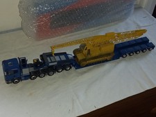 A NZG 4 AXLE SCANIA WITH 7 AXLE L/L/TRAILER & LOAD HEAVYY HAULAGE WSI IMC CORGI