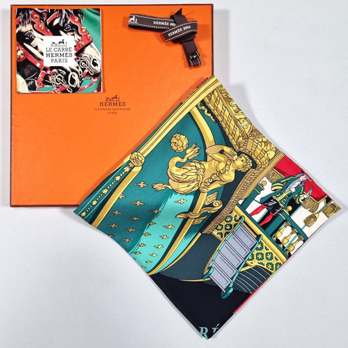 Rare vintage hermes silk scarf - vintage,