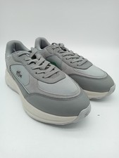 Lacoste Men's Shoes Size 8 Grey Chunky Run Set 225 Lace Up Trainers NEW F2