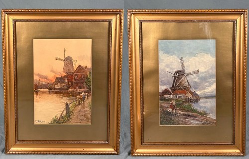 Pair antique traditional - of,