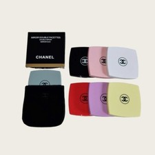 Chanel Compact Mirror Double Facettes Duo - Boxed With Black Pouch Perfect Gift