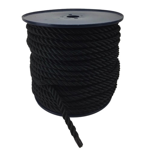 10mm black nylon - 10mm, rope