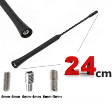 TOYOTA YARIS OEM BLACK RUBBER REPLACEMENT AM/FM AERIAL ANTENNA ROOF MAST 24cm