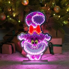 ©Disney Cheshire Cat 3D Infinity Light 40cm LED Plug In Christmas Decoration