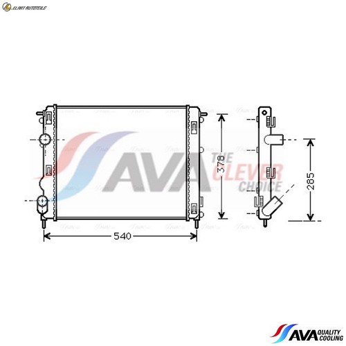 Radiator engine cooling - engine,