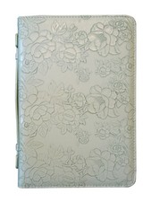 Bible Cover Grateful and Blessed Floral Green XL NEW