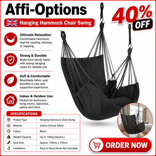 Fabric hammock chair outdoor - hammock,