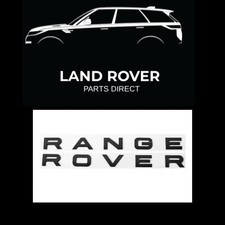 2x Matte Black Range Rover