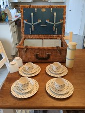 Vintage BREXTON Picnic Hamper