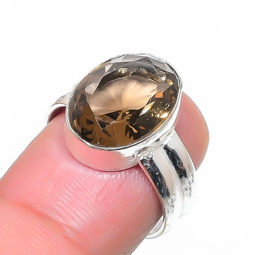 Smoky quartz gemstone handmade - quartz,