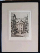Antique Etching Of John